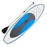 SereneLife Thunder Wave SUP - 10 Foot Inflatable Stand Up Water Paddle Board, Leash, Paddle, Pump & Bag
