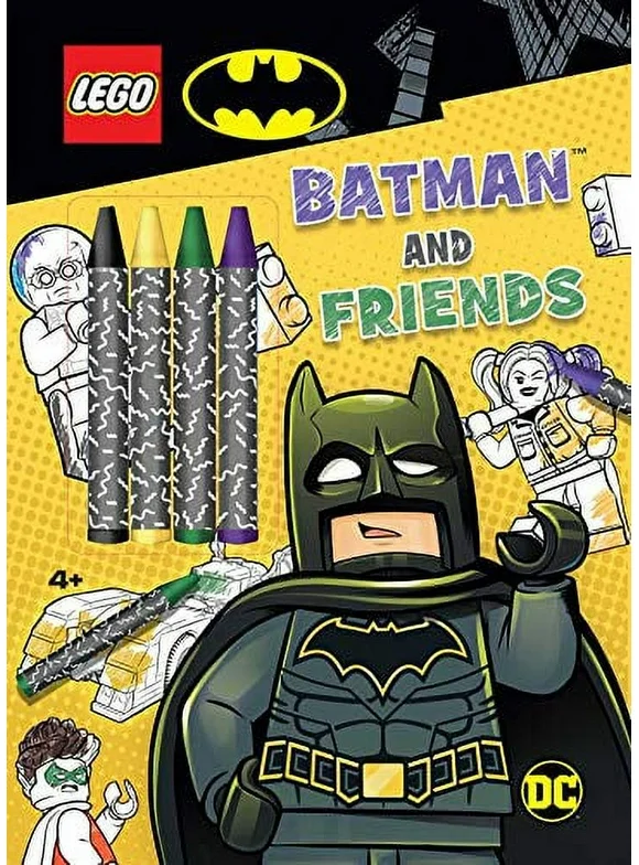 Coloring & Activity with Crayons: Lego Batman: Batman and Friends (Paperback)