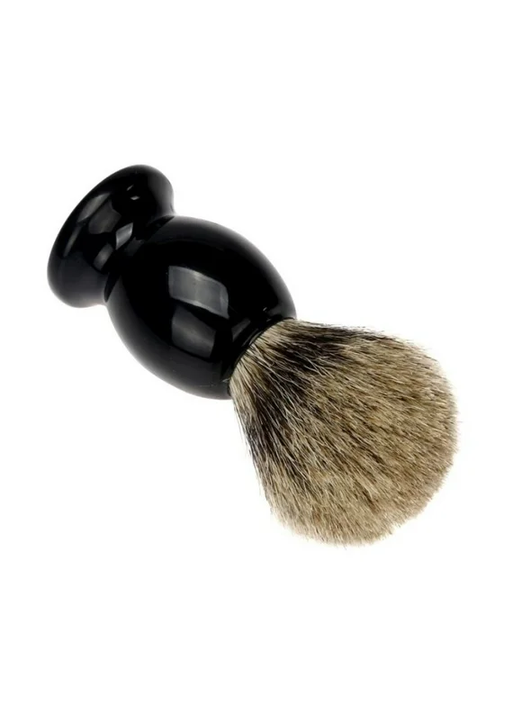 Black Badger Shaving Brush with Resin Handle Soft Hair Men's Shaving Brush