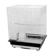 A and E Cage Co. Flat Top Bird Cage-Sandstone-19 x 19 in.