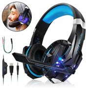 EEEkit Gaming Headset with Mic for Xbox One, PS4, PS5, Nintendo Switch, PC - Surround Sound, Noise Reduction Game Earphone - Easy Volume Control - 3.5MM Jack for Smart Phone, Laptops, Computer