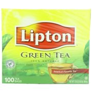 5 PACKS : Lipton Green Tea, 100 Percent Natural 100 ct
