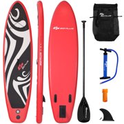 Goplus 10' Inflatable Stand up Paddle Board Surfboard SUP W/ Bag Adjustable Fin Paddle