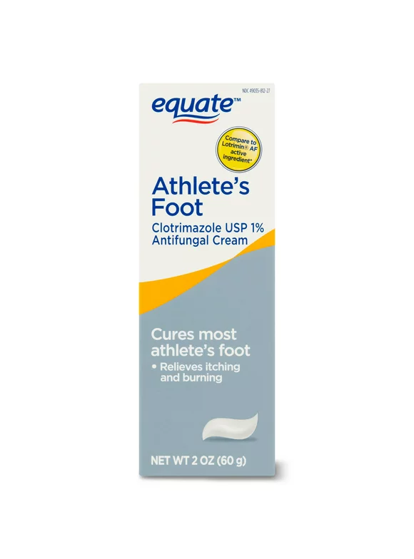 Equate Athlete's Foot Antifungal Cream, 2 oz