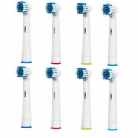 Electric Toothbrush Replacement Tooth Brush Heads Fit For Oral B Braun PRECISION CLEAN - 8 pack