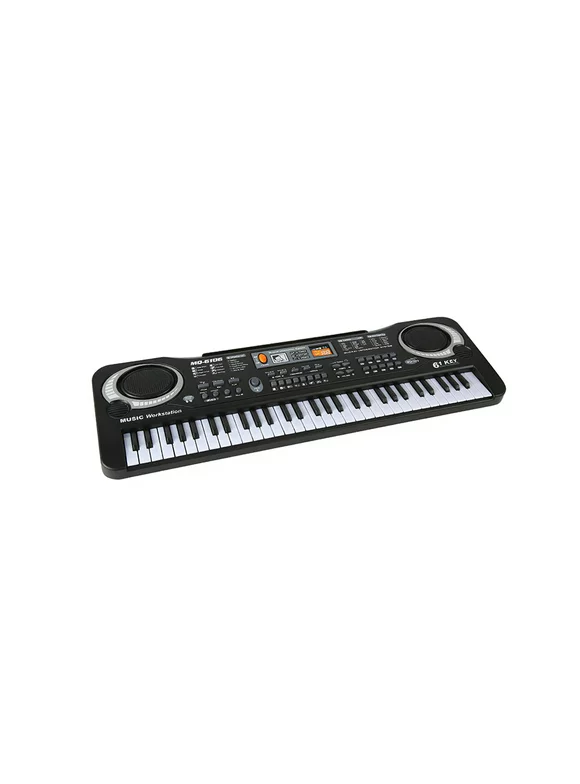 Children 61-Key Electric Piano With Hi-fi Microphone Microphone Multifunctional Electric Keyboard Kids Musical Piano Toy