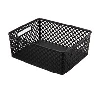 Mainstays Medium Deco Basket - Black