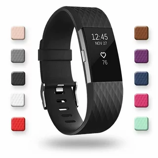 For Fitbit Charge 2 Bands, Adjustable Replacement Sport Strap Bands for Fitbit Charge 2 Smartwatch Fitness Wristband Large Small