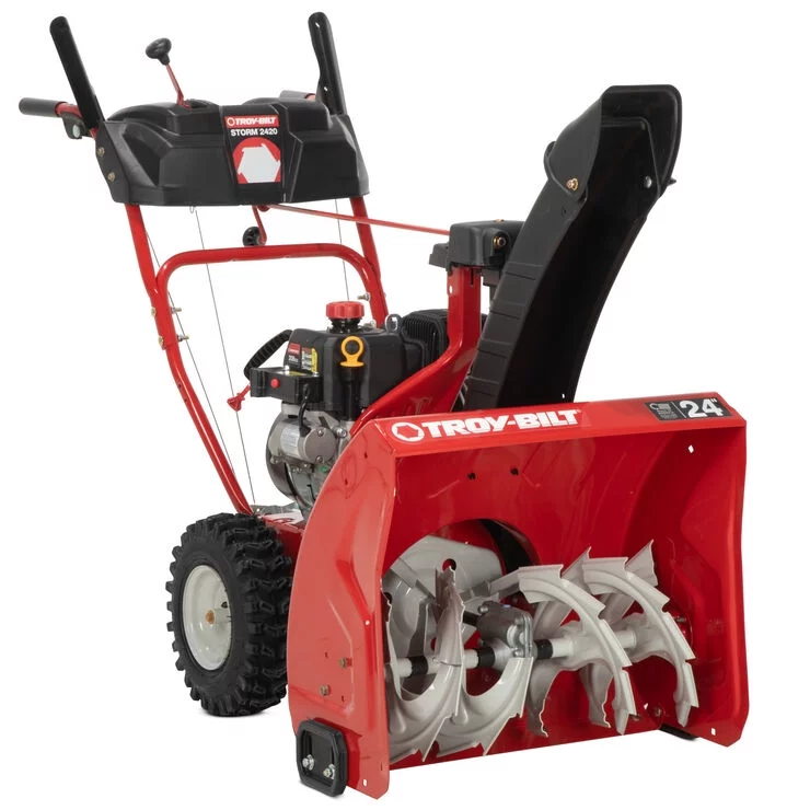 Troy-Bilt MTD Storm 24 in. 208 cc Two- Stage Gas Snow Blower with Electric Start Self Propelled Model 2420 /2425