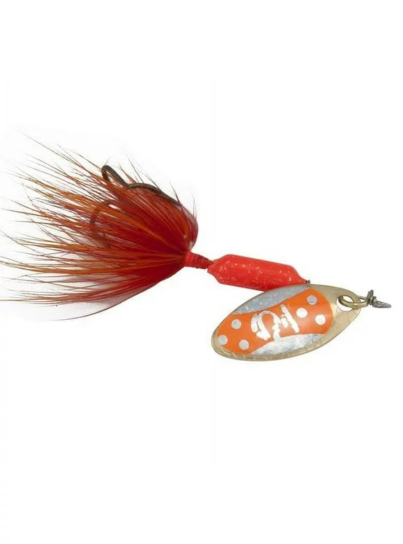 Yakima Bait Worden's Original Rooster Tail, Inline Spinnerbait Fishing Lure, Glitter Flame Tux, 1/16 oz.
