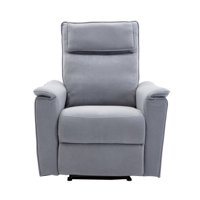 Recliner Chair with Padded Seat Microfiber Manual Reclining Sofa for Bedroom & Living Room, Infinitely Combination with Four Armrests and Two Backrests
