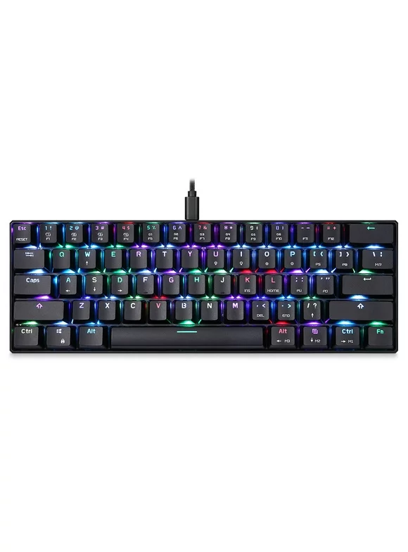 MOTOSPEED CK61 RGB USB Mechanical Gaming Keyboard OUTMU Red Switches 61 Keys Custom light collocation