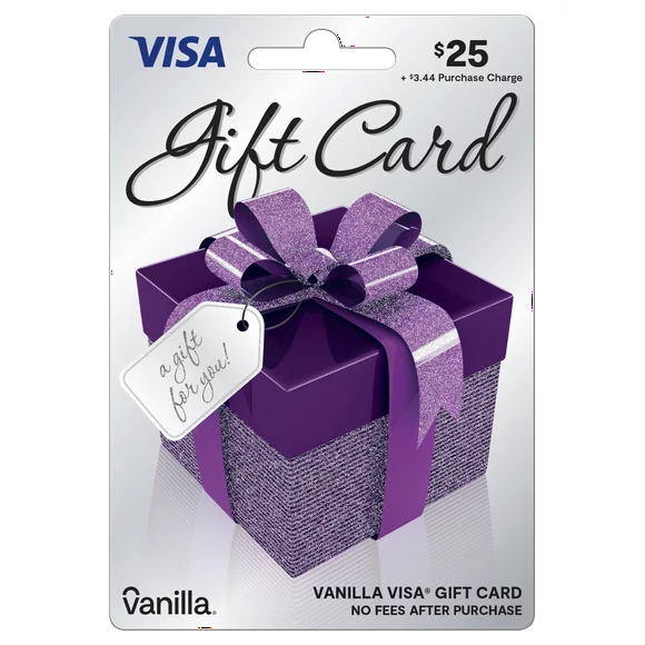 $25 Vanilla Visa Gift Box Gift Card (plus $3.44 Purchase Fee)