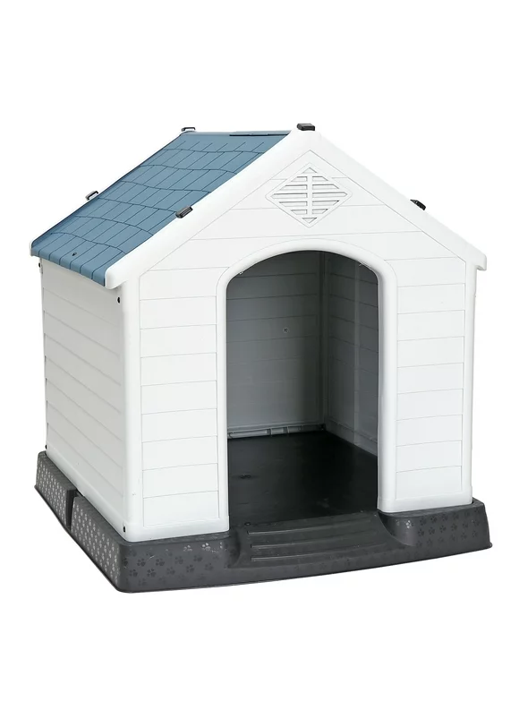 ZENSTYLE Large Dog House Insulated Waterproof Pet Kennel Shelter Indoor Outdoor