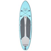 Vilano Navigator 10' 6" Inflatable SUP Stand Up Paddle Board Package, Gauge, Paddle, Fins, Leash and Bag Included