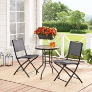 Mainstays Albany Lane 3 Piece Outdoor Patio Bistro Set, Multiple Colors