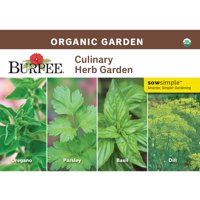 Burpee Organic Culinary Herb Garden Starter Garden Herb Seed Collection, 1-Pack