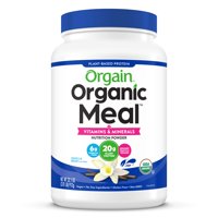 Orgain Organic Meal Powder, Vanilla Bean, 20g Protein, 2.01 lb