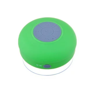 Bastex Green Bluetooth Wireless Waterproof Shower Speaker Water Resistant, Handsfree Portable Speakerphone with Built-in Mic
