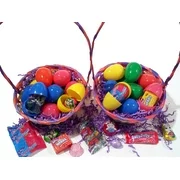 Bulk Hunt Solid Plastic Easter Eggs, Filled with Quality Brand Candy & Chocolate
