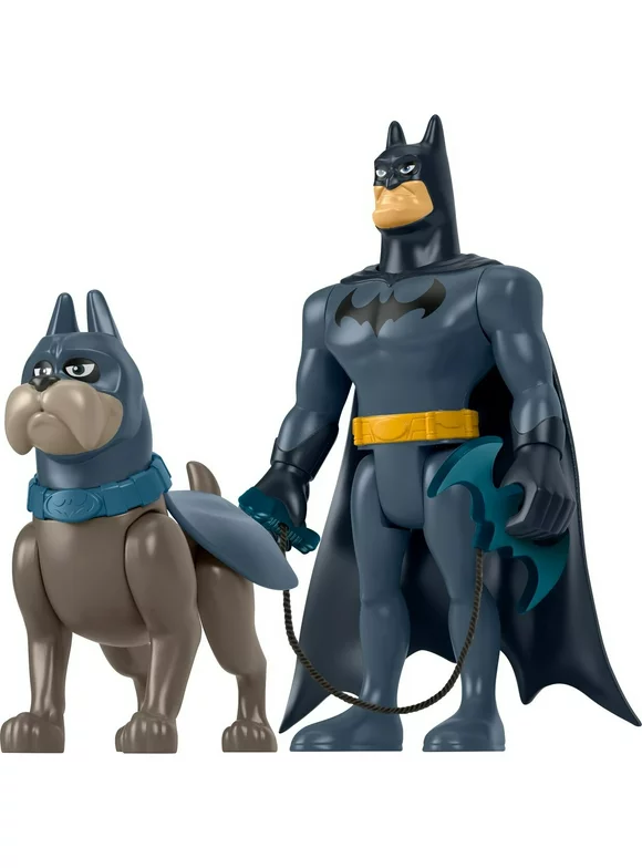 Fisher-Price DC League of Super-Pets Batman & Ace Action Figure Set