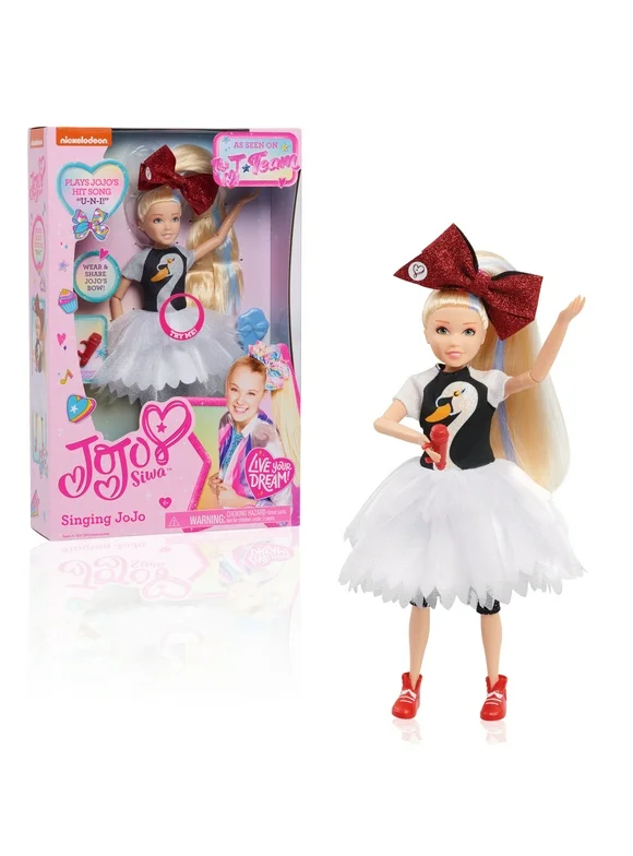 JoJo Siwa J-Team Singing Doll,  Kids Toys for Ages 6 Up, Gifts and Presents
