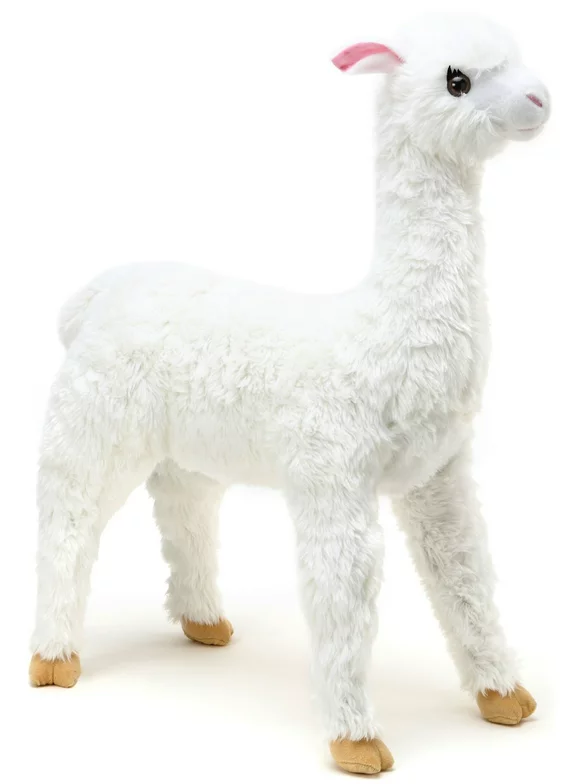 Alana the Alpaca | 30 Inch Tall Stuffed Animal Big Plush Llama | Shipping from Texas | By Tiger Tale Toys