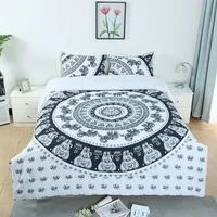 3-Piece Bed in a Bag Home Bedding All-Season Down Alternative Comforter Set Galaxies Blue Twin