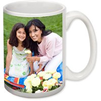 Customizable Photo Mug with Designs, 15 oz