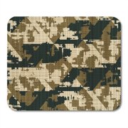 SIDONKU Artistic Camouflage Abstract Urban Geometric Architecture Build Mousepad Mouse Pad Mouse Mat 9x10 inch
