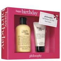 Philosophy Gift Baskets (25 Value) Happy Birthday Set for Women 2 Pieces