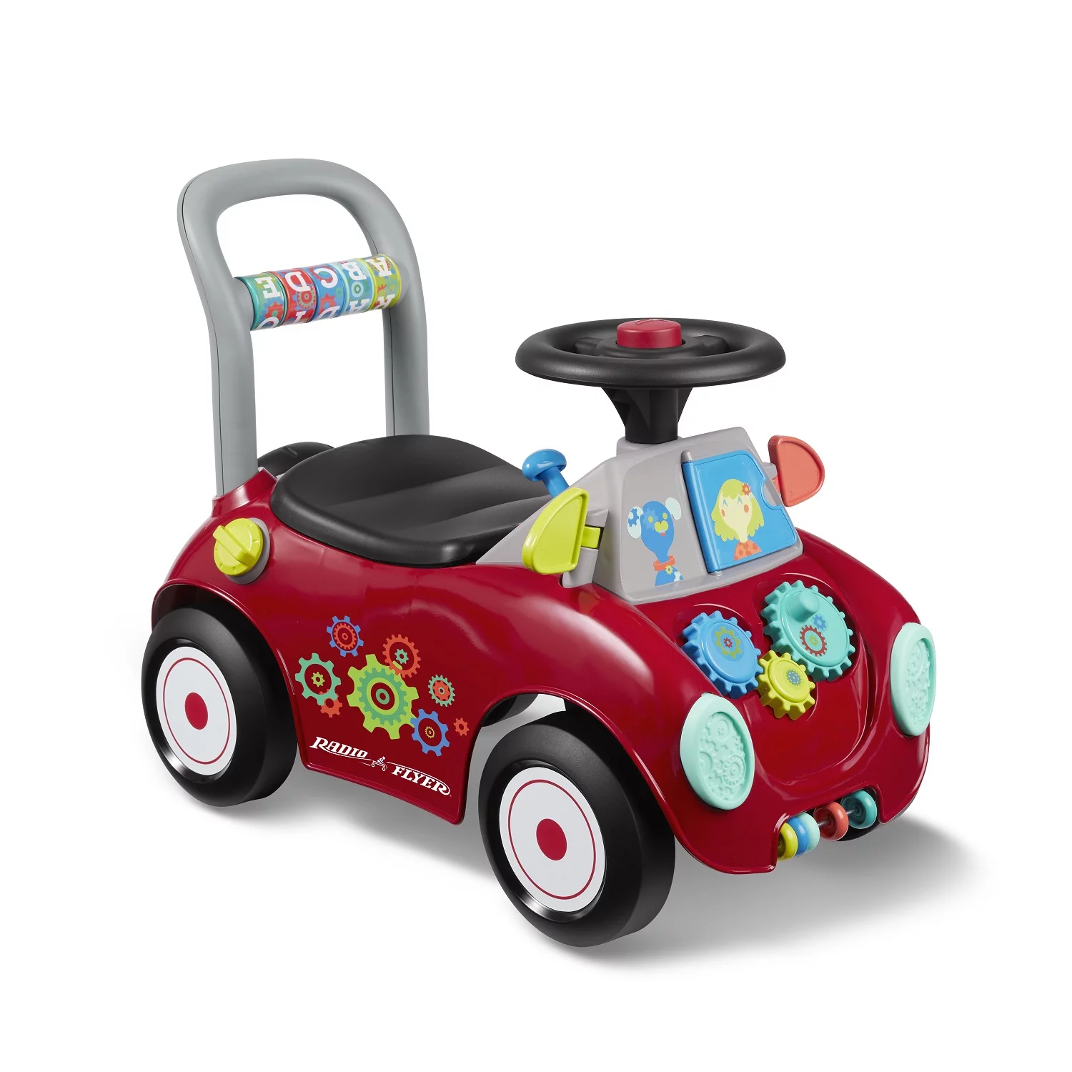 Radio Flyer, Busy Buggy, Ride-on and Push Walker, Multi-color