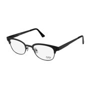 New Ogi 3500 Mens/Womens Designer Full-Rim Dark Gray Elegant Adult Size Casual High-end Frame Demo Lenses 47-22-140 Flexible Hinges Eyeglasses/Eye Glasses