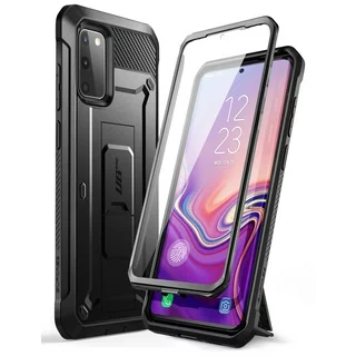 SUPCASE Unicorn Beetle Pro Series Case Designed for Samsung Galaxy S20 FE 5G (2020 Release), Full-Body Dual Layer Rugged Holster & Kickstand Case with Built-in Screen Protector (Black)