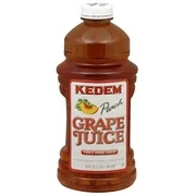 Kedem Fruit Juice, Peach Grape, 64 Fl Oz, 8 Count