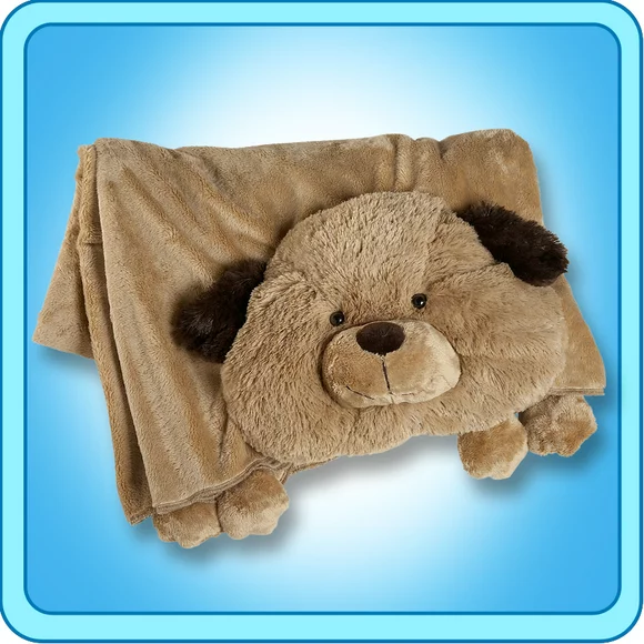 Authentic Pillow Pet Puppy Dog Blanket Plush Toy Gift