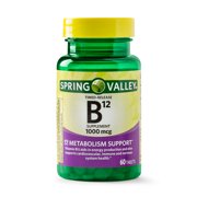 (2 Pack) Spring Valley Vitamin B12 Timed Release Tablets, 1000 mcg, 60 Ct