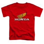 Honda Yellow Wing Logo S/S Toddler T-Shirt Red
