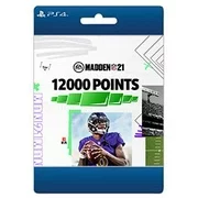 Madden NFL 21: 12000 Madden Points, Electronic Arts, PlayStation [Digital Download]