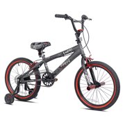Kent 18" Abyss Boy's Freestyle BMX Bike, Charcoal Gray