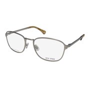 New Jack Spade Samuel Mens Designer Full-Rim Lt Ruthenium Classic Shape Authentic Distinct Frame Demo Lenses 53-18-140 Eyeglasses/Eye Glasses