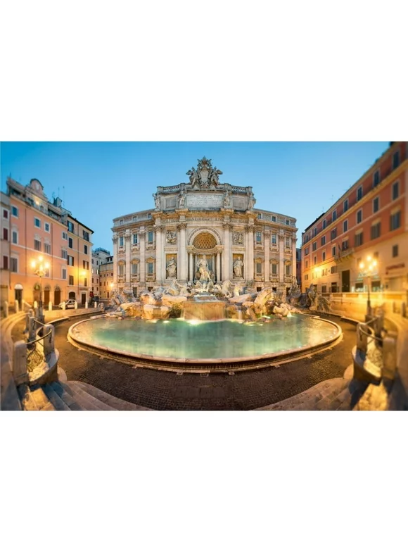Wuundentoy Gold Edition "Trevi Fountain, Rome" 1,500 Pieces Jigsaw Puzzle