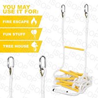 ISOP Rope Ladder for Tree House | Rope Ladder for Swing Set 15ft