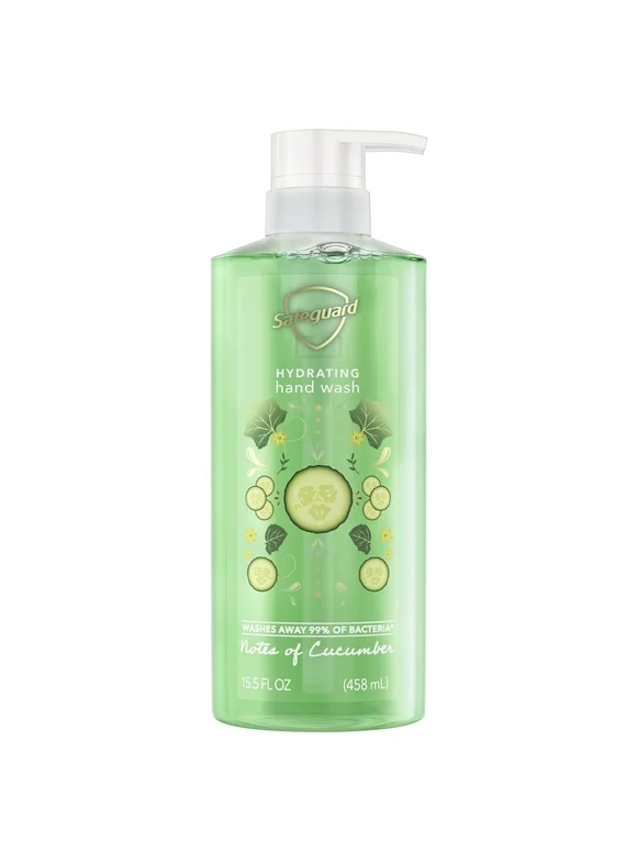 Safeguard Hand Soap Notes of Cucumber, 15.5oz