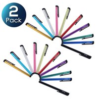 Insten 20pcs Universal Touch Screen Stylus Pen For iPhone 7 8 X XS XS Max iPad Mini Air Pro Samsung Galaxy S9 S8 S7 S6 Edge Tab Pro Tablet LG G Stylo 4 2 K7 G6 Smartphone Touchscreen Device