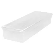 IRIS USA, 30 Inch Wrapping Paper Storage Box, Clear, 1 Pack