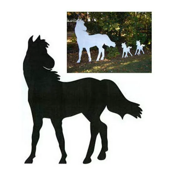 Woodcraft Project Paper Plan to Build Large Horse Shadow