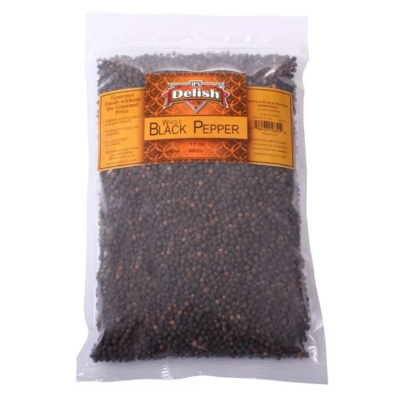 Whole Black Peppercorns by It's Delish, 5 lbs
