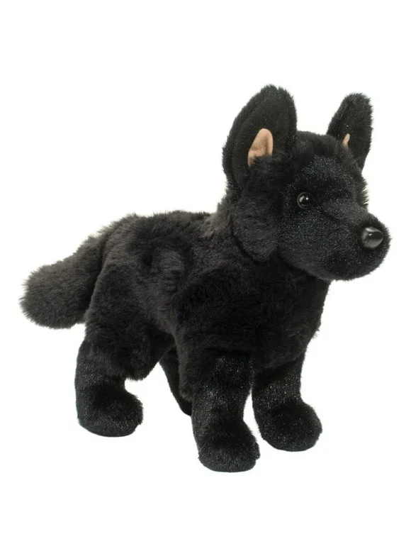 Douglas Cuddle Toys Harko Black German Shepherd Dog Stuffed Animal Toy