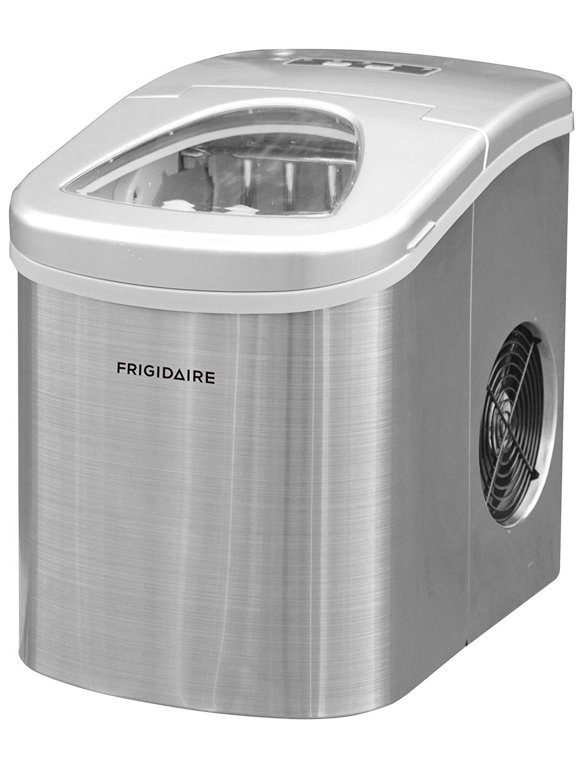 Restored Electrolux Frigidaire Countertop Ice Maker 26 lb. Stainless Steel (Refurbished)